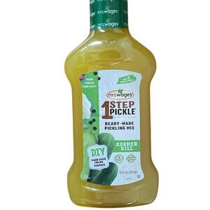New Sealed Bottle of Mrs. Wages 1 Step Dill Pickle Mix 16 oz